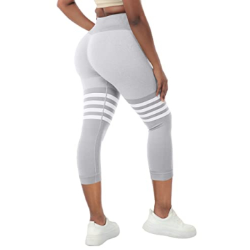 A AGROSTE Women's Butt Lifting Capris for Activewear