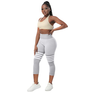 A AGROSTE Women's Butt Lifting Capris for Activewear