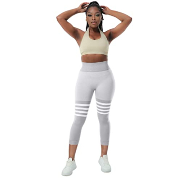 A AGROSTE Women's Butt Lifting Capris for Activewear