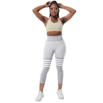 A AGROSTE Women's Butt Lifting Capris for Activewear