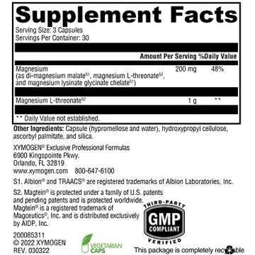 XYMOGEN OptiMag Neuro Support Brain Health & Relaxation