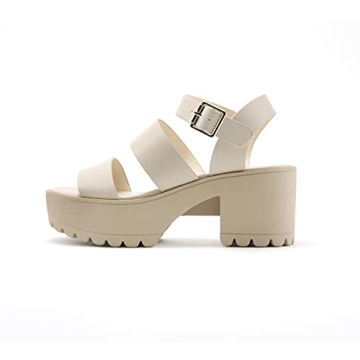 Soda Women's Open Toe Block Heel Sandals - Stylish & Comfortable