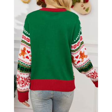Berthmeer Cute Christmas Sweater Comfortable and Festive