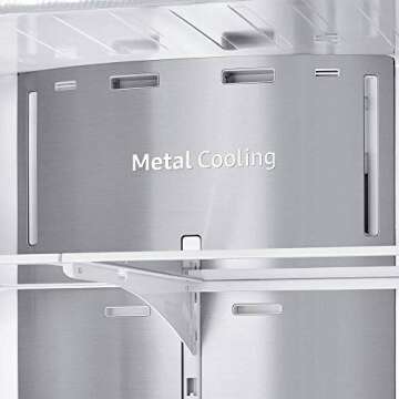 SAMSUNG RF22R7551SR 22.2 Cu. Ft. Family Hub 4-Door French Door Counter-Depth Fingerprint Resistant Refrigerator