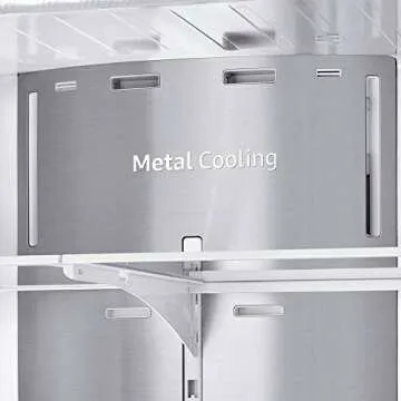 SAMSUNG RF22R7551SR 22.2 Cu. Ft. Family Hub 4-Door French Door Counter-Depth Fingerprint Resistant Refrigerator