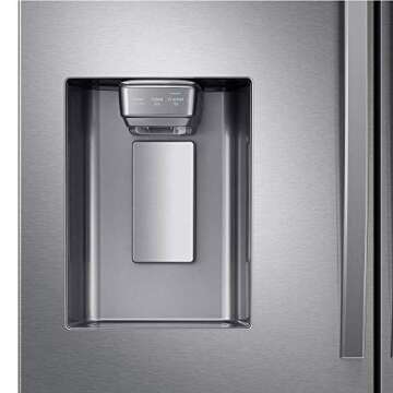 SAMSUNG RF22R7551SR 22.2 Cu. Ft. Family Hub 4-Door French Door Counter-Depth Fingerprint Resistant Refrigerator
