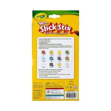 Crayola Twistables Slick Stix Crayons, 12 Count, Oil Pastel Alternative, Ages 3 & Up, Assorted