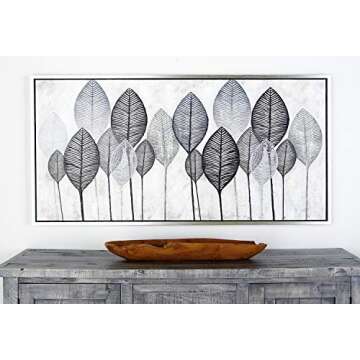 Deco 79 Teak Wood Handmade Living Room Decor Tray Live Edge Ottoman Tray, Serving Tray 27" x 6" x 3"...