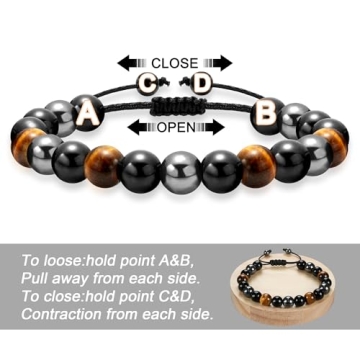 Trendy Protective Beaded Bracelet for Teen Boys Gifts