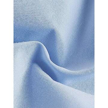 OYOANGLE Women's Bowknot Ruched Cami Top - Baby Blue