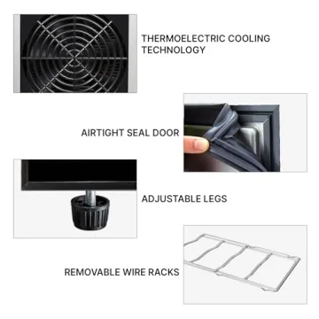 Koolatron Urban Series 12 Bottle Dual Zone Wine Cooler