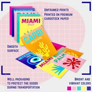 Cute Preppy Posters for Stylish Teen Bedrooms & Dorms