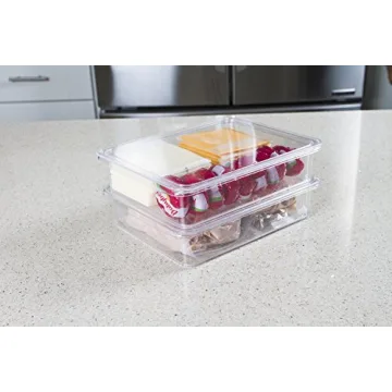 Kitchen Spaces Stackable Fridge Storage Containers 2 Pack