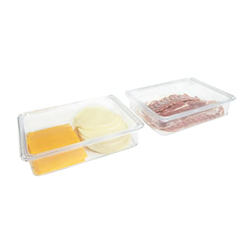 Kitchen Spaces Stackable Fridge Storage Containers 2 Pack