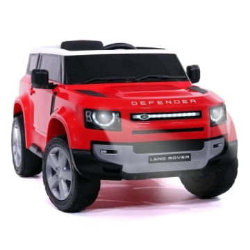 Land Rover Defender Kids Car Ride On Truck w/Remote | Large 12V Battery Licensed Kid Car to Drive 3 ...