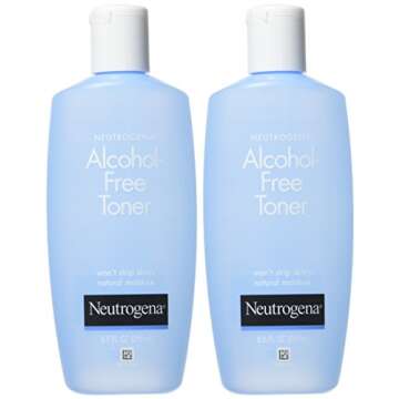 Neutrogena Oil- and Alcohol-Free Facial Toner, with Hypoallergenic Formula, 8.5 fl. oz (Pack of 2)