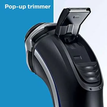 Philips Norelco AT830/41 Shaver 4500, Rechargeable Wet/Dry Electric Shaver, with Pop-up Trimmer & Cleaning Brush, Frustration Free Packaging