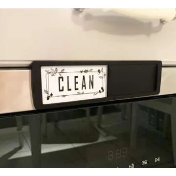 Lissaberg Dishwasher Magnet Clean Dirty Slide Indicator Sign