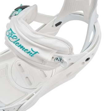 Layla Women’s Snowboard Bindings White Teal M/L 8-10