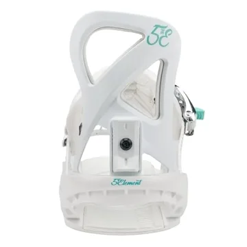 Layla Women’s Snowboard Bindings White Teal M/L 8-10