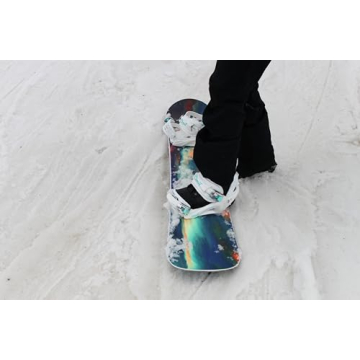 Layla Women’s Snowboard Bindings White Teal M/L 8-10