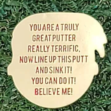 Make Golf Great Again Golf Ball Marker with USA Flag Magnetic Hat Clip - Patriotic, Fun Gold-Plated Golf Accessory for Avid Golfers
