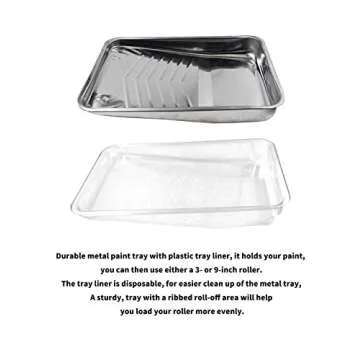 ROLLINGDOG 15PC Paint Brush Roller Kit for DIY Painting