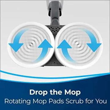 BISSELL® SpinWave Pet Hard Floor Corded Spin Mop Cleaner with Washable mop Pads for Sealed Hard Floors, 20399