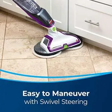 BISSELL® SpinWave Pet Hard Floor Corded Spin Mop Cleaner with Washable mop Pads for Sealed Hard Floors, 20399
