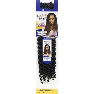 MULTI PACK DEALS! FreeTress Crochet Braids Water wave 14" (5-PACK, 1B)