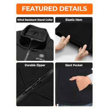 Women’s Heated Fleece Vest by ORORO - Lightweight & Cozy