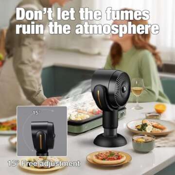 Portable Range Hood with Powerful Suction for Indoor & Outdoor Cooking