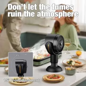 Portable Range Hood with Powerful Suction for Indoor & Outdoor Cooking