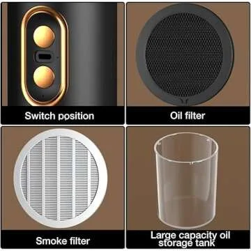 Portable Range Hood with Powerful Suction for Indoor & Outdoor Cooking