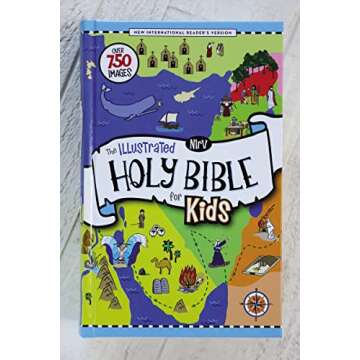 NIrV, The Illustrated Holy Bible for Kids, Hardcover, Full Color, Comfort Print: Over 750 Images