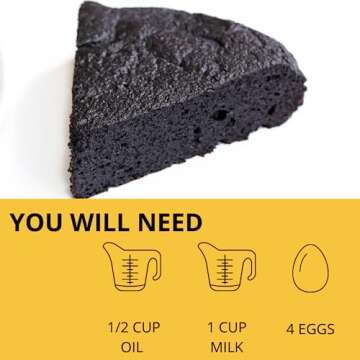 Good Dees Low Carb Baking Mix, Devil's Food Cake Baking Mix, Keto Baking Mix, No Sugar Added, Gluten Free, Grain-Free, Soy-Free, Diabetic, Atkins & WW Friendly (2g Net Carbs, 12 Serving) (Devils-Food)