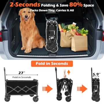 Versatile Collapsible Wagon Cart for Outdoor Adventures