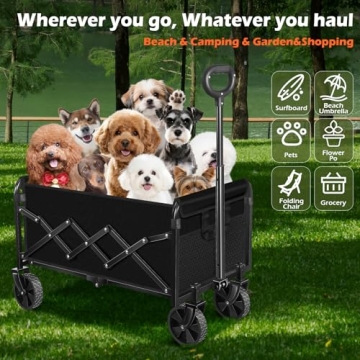 Versatile Collapsible Wagon Cart for Outdoor Adventures