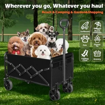 Versatile Collapsible Wagon Cart for Outdoor Adventures