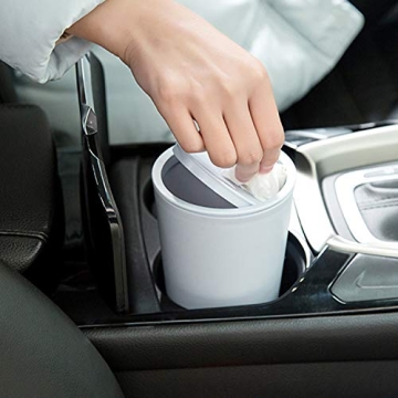 Sheebo Modern Mini Car Trash Can - Stylish & Compact Wastebasket
