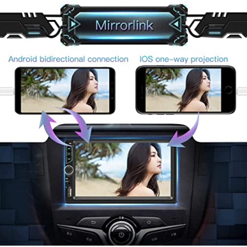 Leadfan 7-Inch Touchscreen Car Stereo with Bluetooth and More