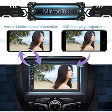 Leadfan 7-Inch Touchscreen Car Stereo with Bluetooth and More