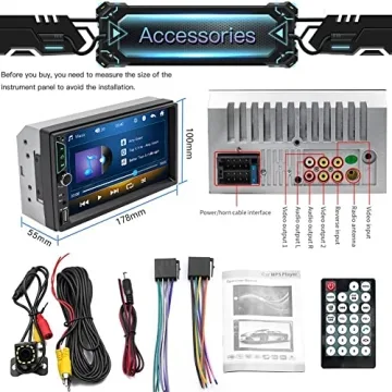 Leadfan 7-Inch Touchscreen Car Stereo with Bluetooth and More