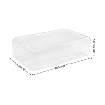 Large Capacity Clear Pencil Box for School & Organization