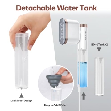 Newbealer Steamer for Clothes, Portable 1200W Solution