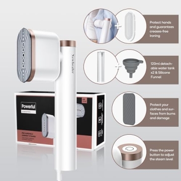 Newbealer Steamer for Clothes, Portable 1200W Solution