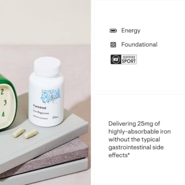 Thorne Iron Bisglycinate - Gentle Iron Supplement for Everyone