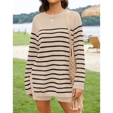 Shop NENONA Women's Cozy Striped Summer Sweater Set