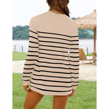 Shop NENONA Women's Cozy Striped Summer Sweater Set