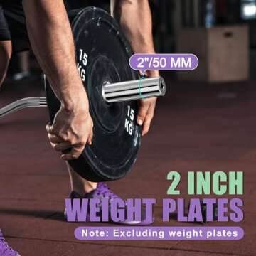 Olympic Barbell Curl Bar EZ Bar 4/5/6/7 FT Barbell Bar 300/400/500/600 Weight Capacity Strength Training Bar for Home Gym